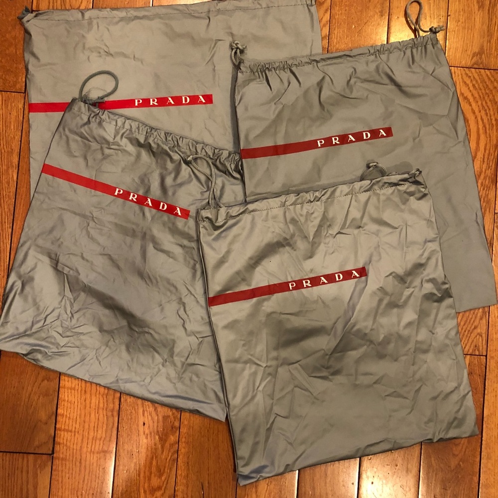 Prada Drawstring Shoe Bags